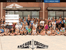 Tablet Screenshot of anchorcrossfit.com